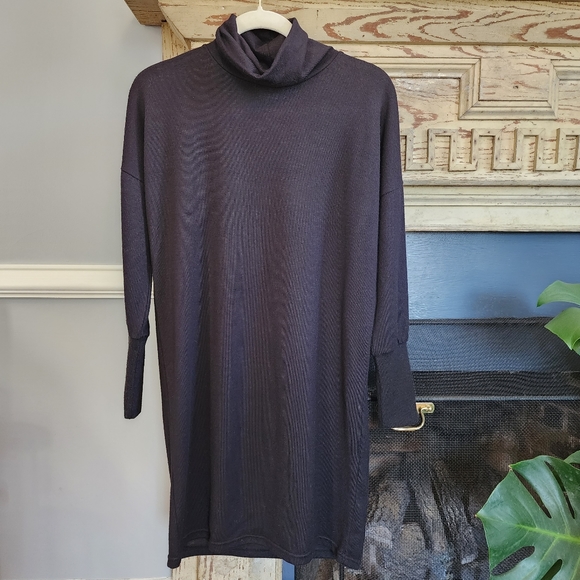 NWOT Noisy May Roll Neck Mini Sweater Dress - Picture 4 of 7